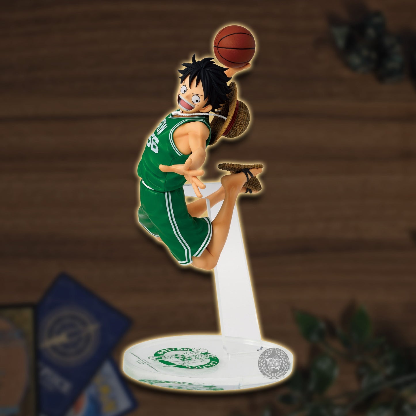 One Piece x NBA Monkey.D.Luffy Figur "Boston Celtics"