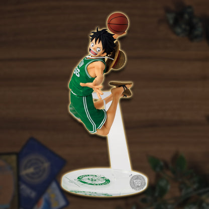 One Piece x NBA Monkey.D.Luffy Figur "Boston Celtics"