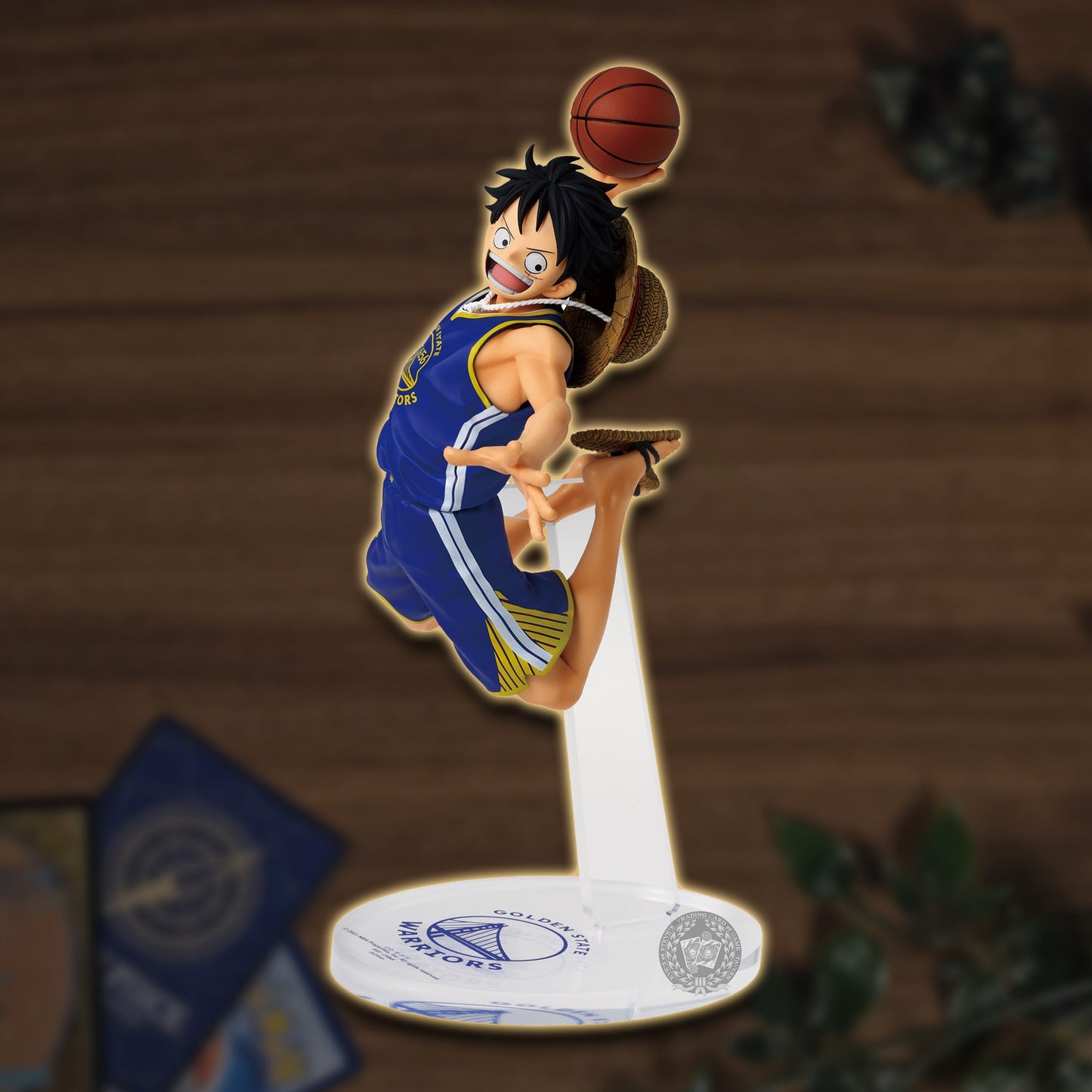 One Piece x NBA Monkey.D.Luffy Figur "Golden State Warriors"