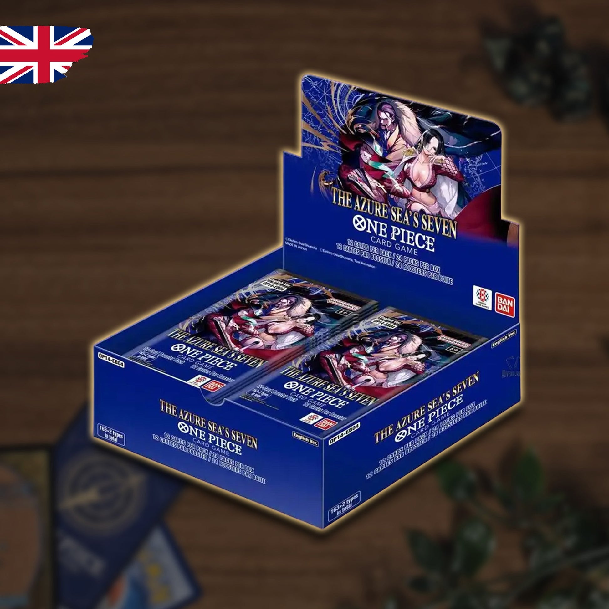 One Piece OP14 The Azure Sea's Seven Booster Display Englisch