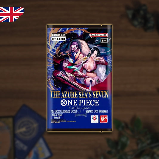 One Piece OP14 The Azure Sea's Seven Booster Englisch