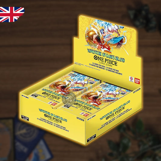 One Piece OP15 Adventure on the Island of Gods Booster Display Englisch