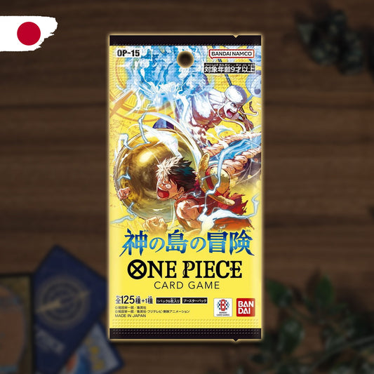 One Piece OP15 Adventure on the Island of Gods Booster Japanisch