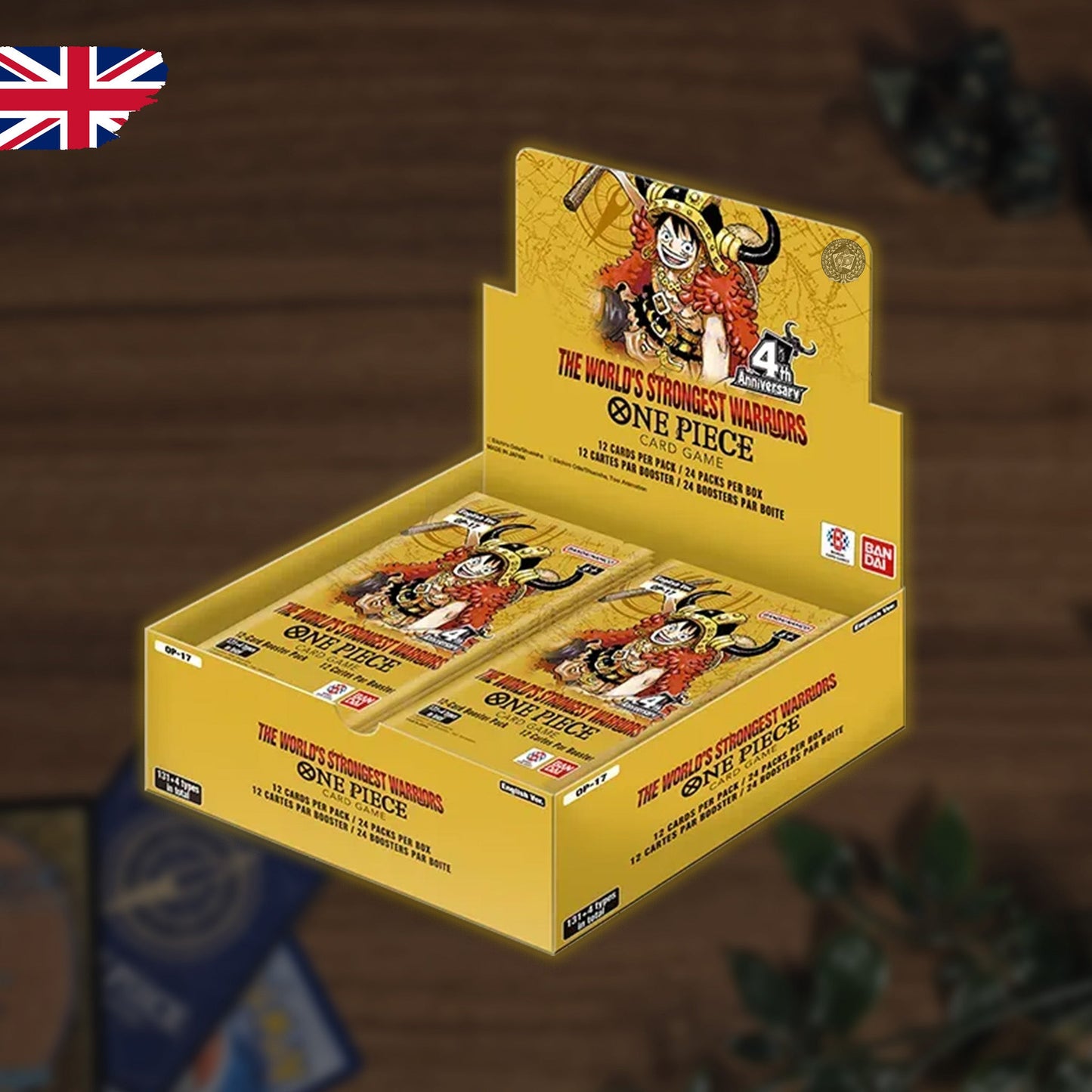One Piece OP-17 The World's strongest Warriors Booster Display Englisch
