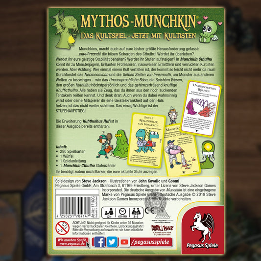 Munchkin Cthulhu 1+2 Inhalt