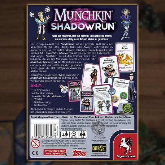 Munchkin Shadowrun Inhalt