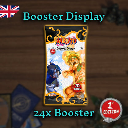 Naruto TCG - Shinobi Shiren 1. Edition Booster Display