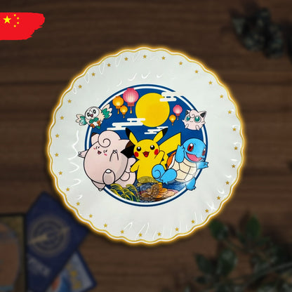Pokémon - 2025 Mid-Autumn Festival Exclusive Gift Box - Porzellan Teller