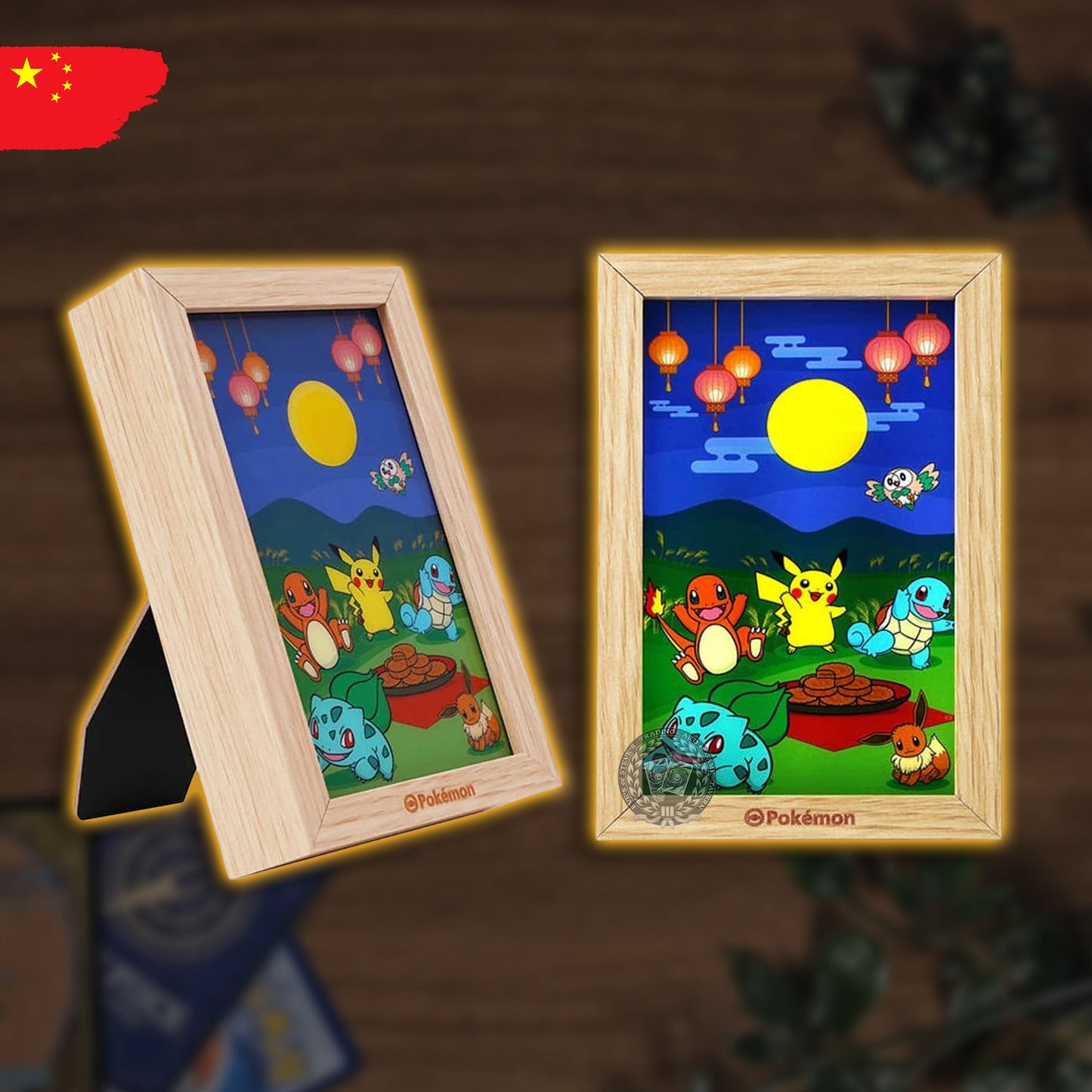 Pokémon - 2025 Mid-Autumn Festival Exclusive Gift Box Leucht-Bild-Rahmen