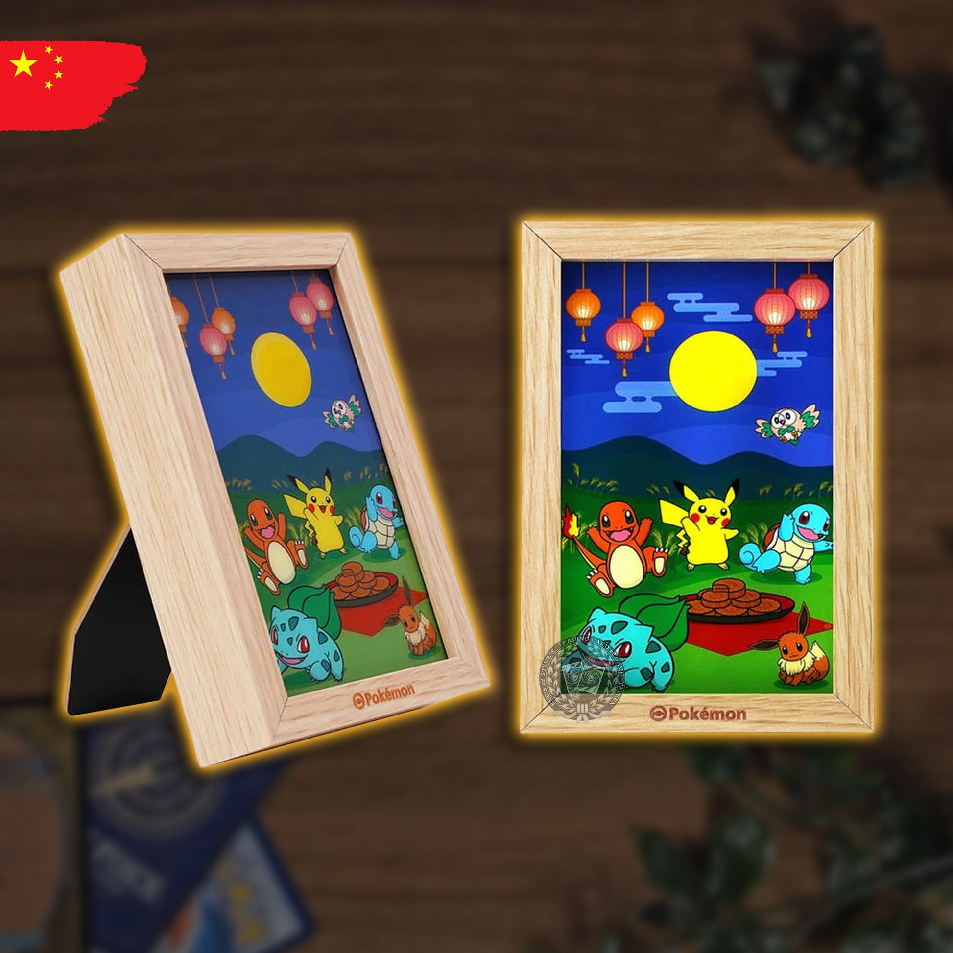 Pokémon - 2025 Mid-Autumn Festival Exclusive Gift Box Leucht-Bild-Rahmen