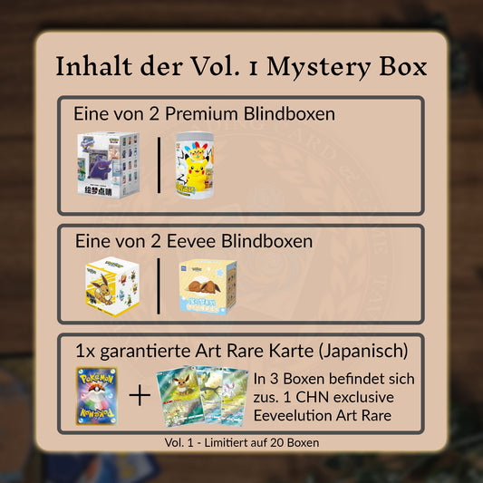 Pokémon Elite Trainer Mystery Box Vol. 1 "Eevee Edition" Mystery Box Inhalt