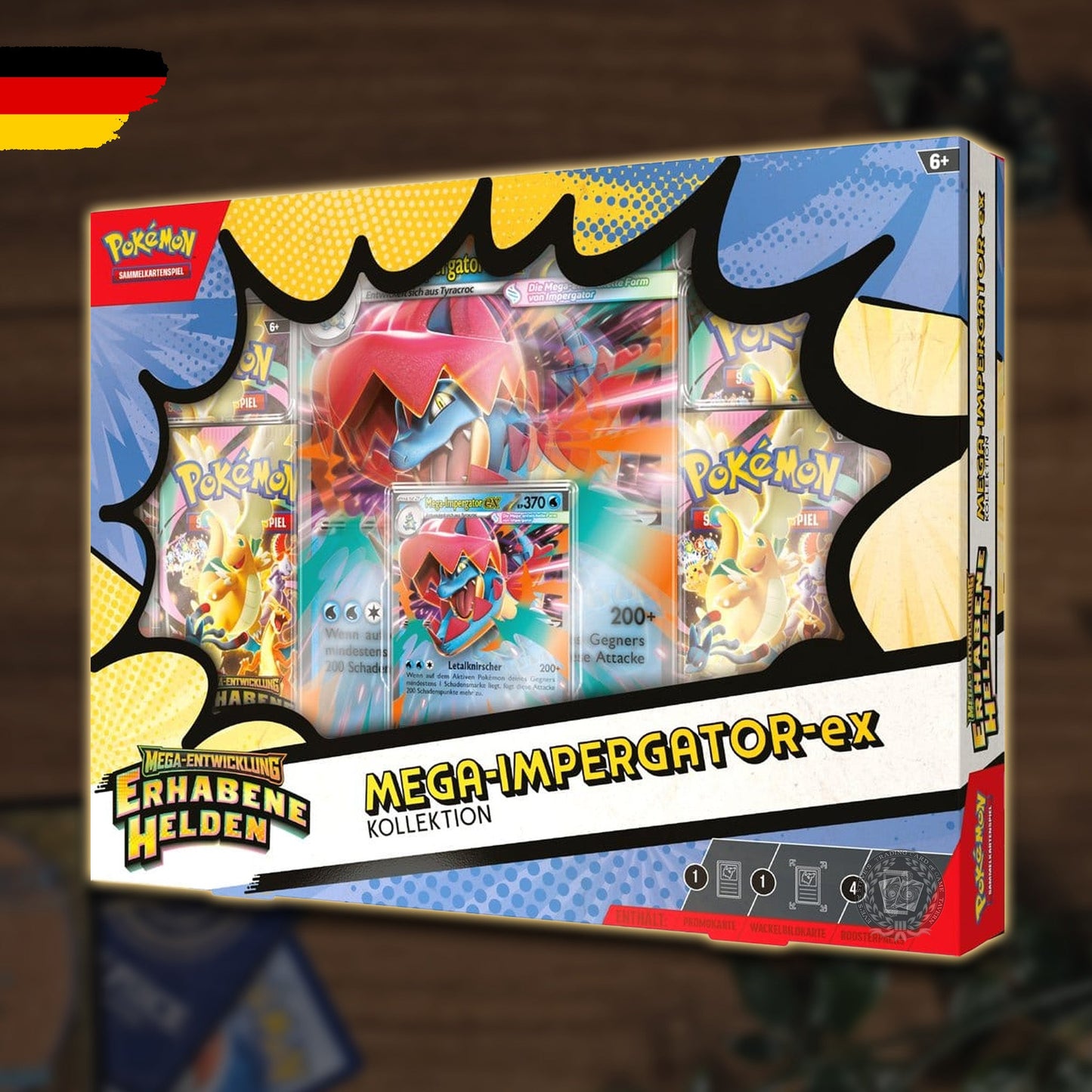 Pokémon Erhabene Helden Mega-Impergator-EX Kollektion