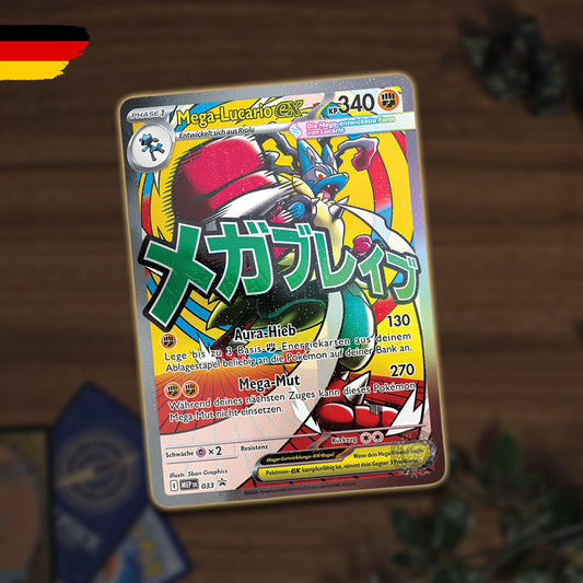 Pokémon Premium Poster-Kollektion Mega-Lucario Promokarte