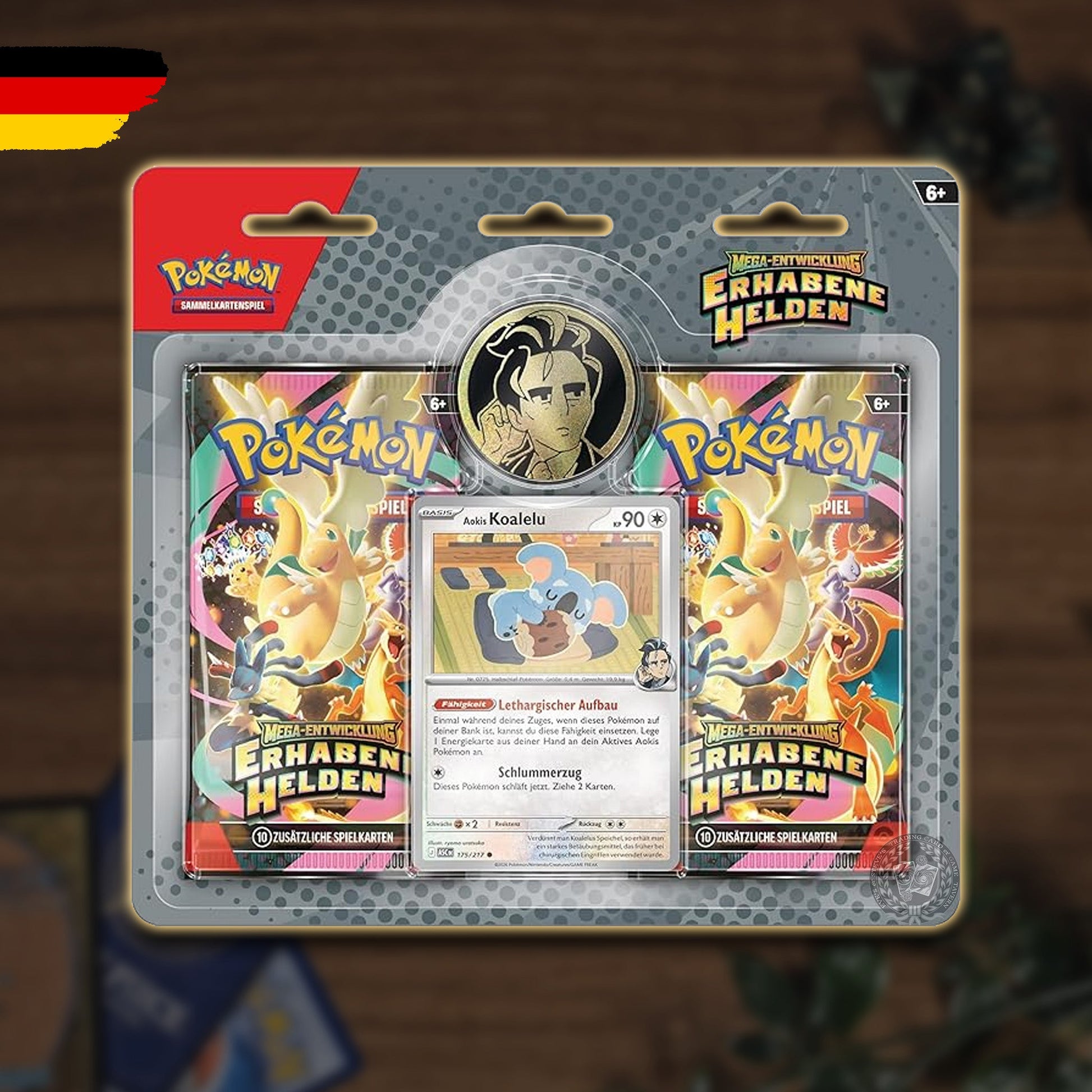 Pokémon Erhabene Helden 2-Pack Trainer-Blister Aokis