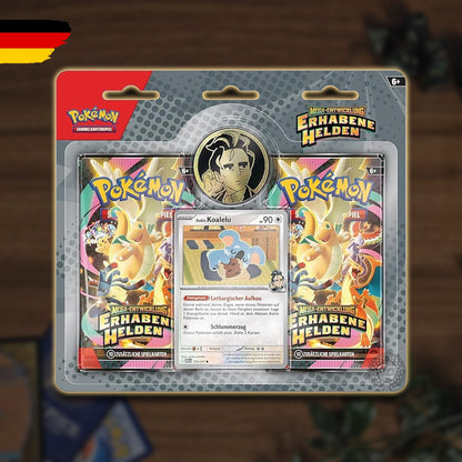 Pokémon Erhabene Helden 2-Pack Trainer-Blister Aokis