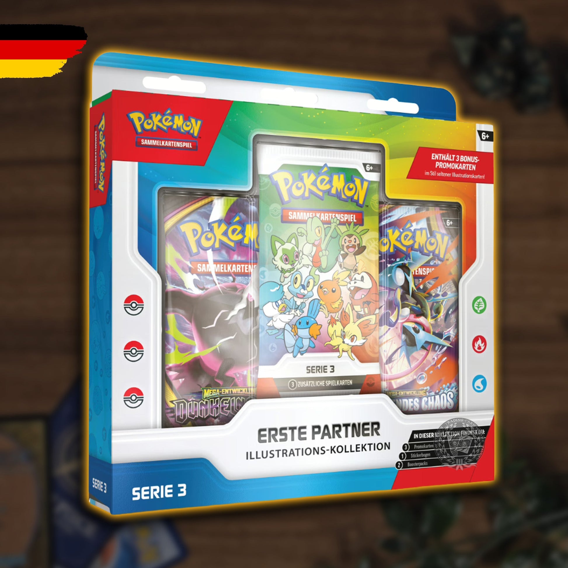 Pokémon Erste Partner Illustrations-Kollektion Serie 3