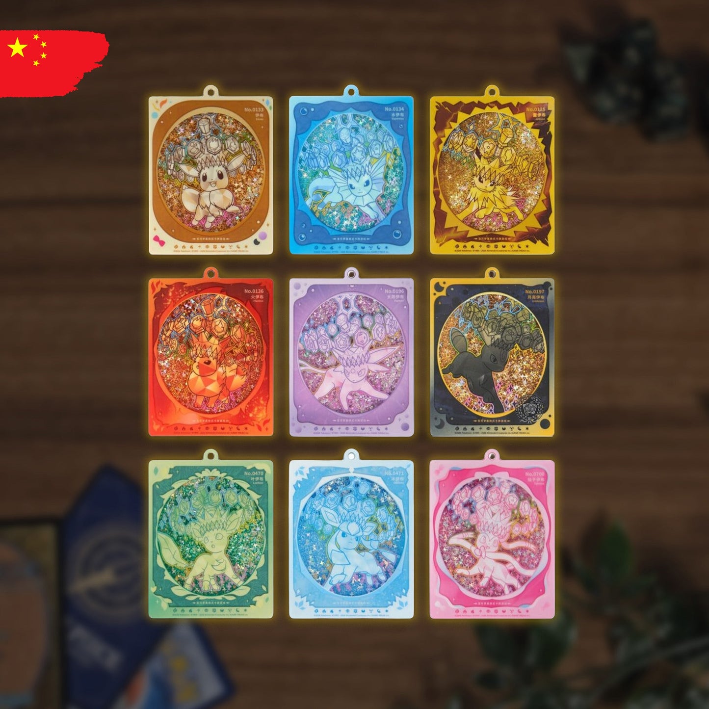 Pokémon Terestral Gathering Eeveelution Card Displays Overview Secret Version