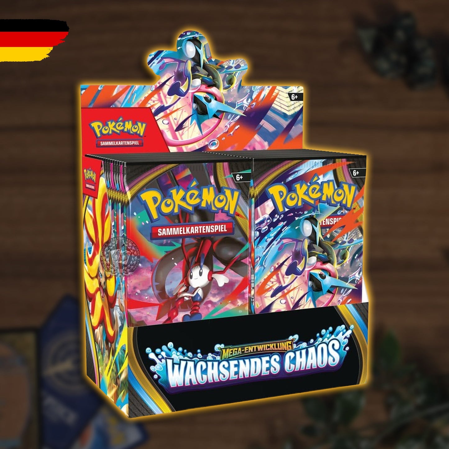 Pokémon Wachsendes Chaos 36er Booster Display