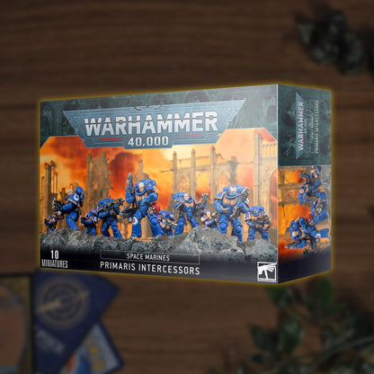 Space Marines: Intercessor-Sturmtrupp mit Sprungmodulen