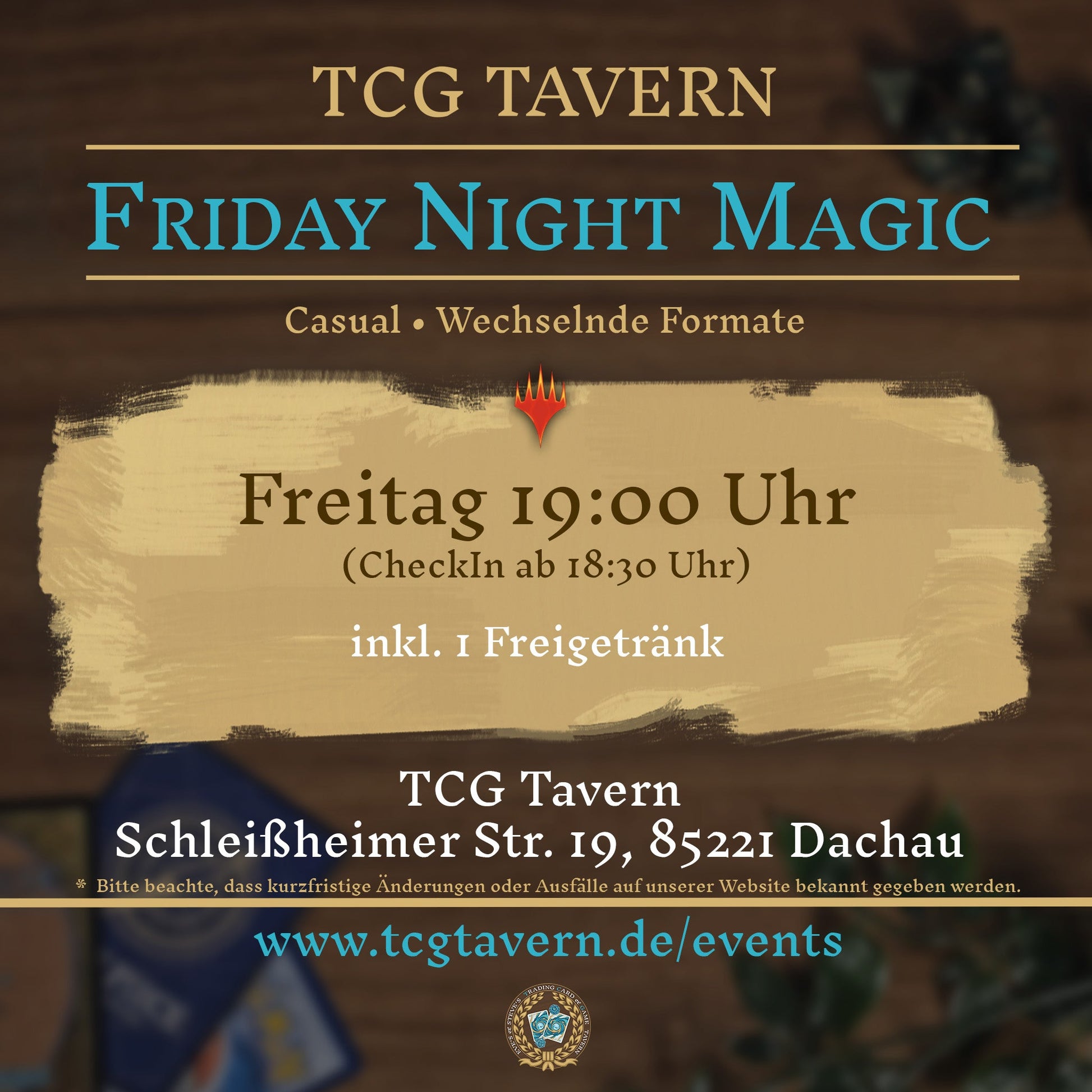 TCG Tavern Dachau Friday Night Magic 19 Uhr