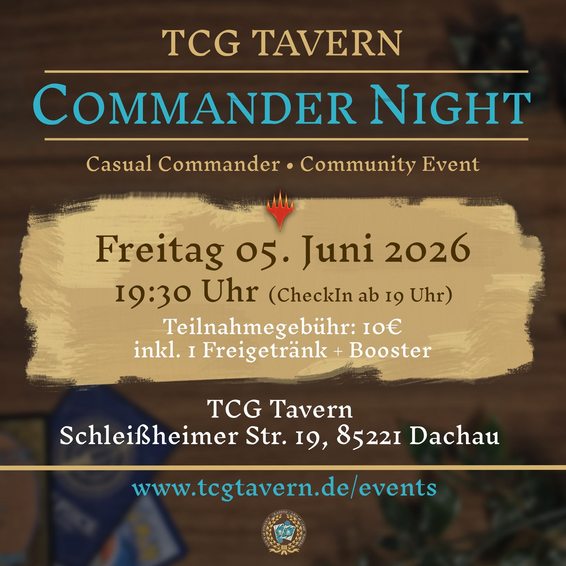TCG Tavern Dachau Commander Night 05.06.2026
