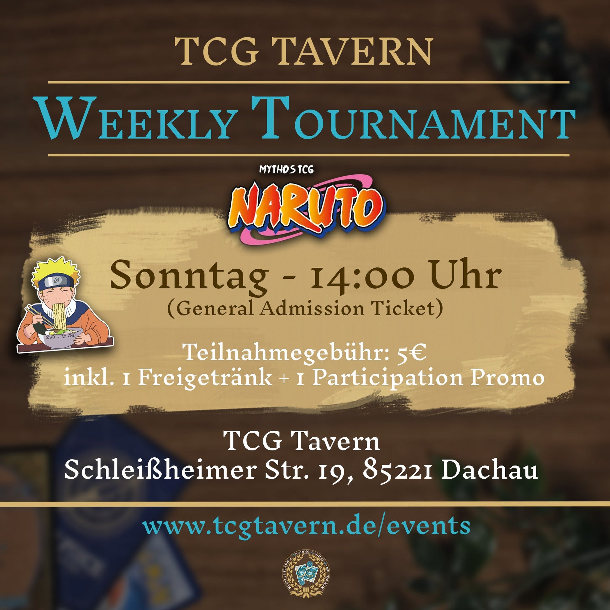 TCG Tavern Dachau Naruto Mythos Weekly Tournament