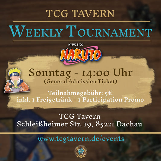 TCG Tavern Dachau Naruto Mythos Weekly Tournament