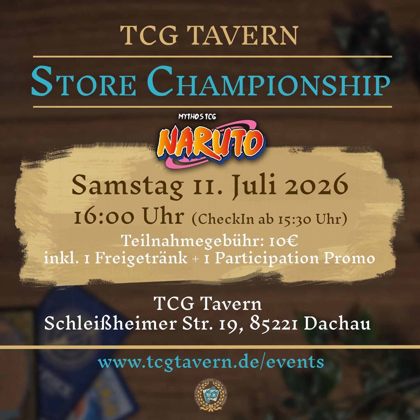 TCG Tavern Dachau Naruto Mythos Store Championship July 2026-07-11