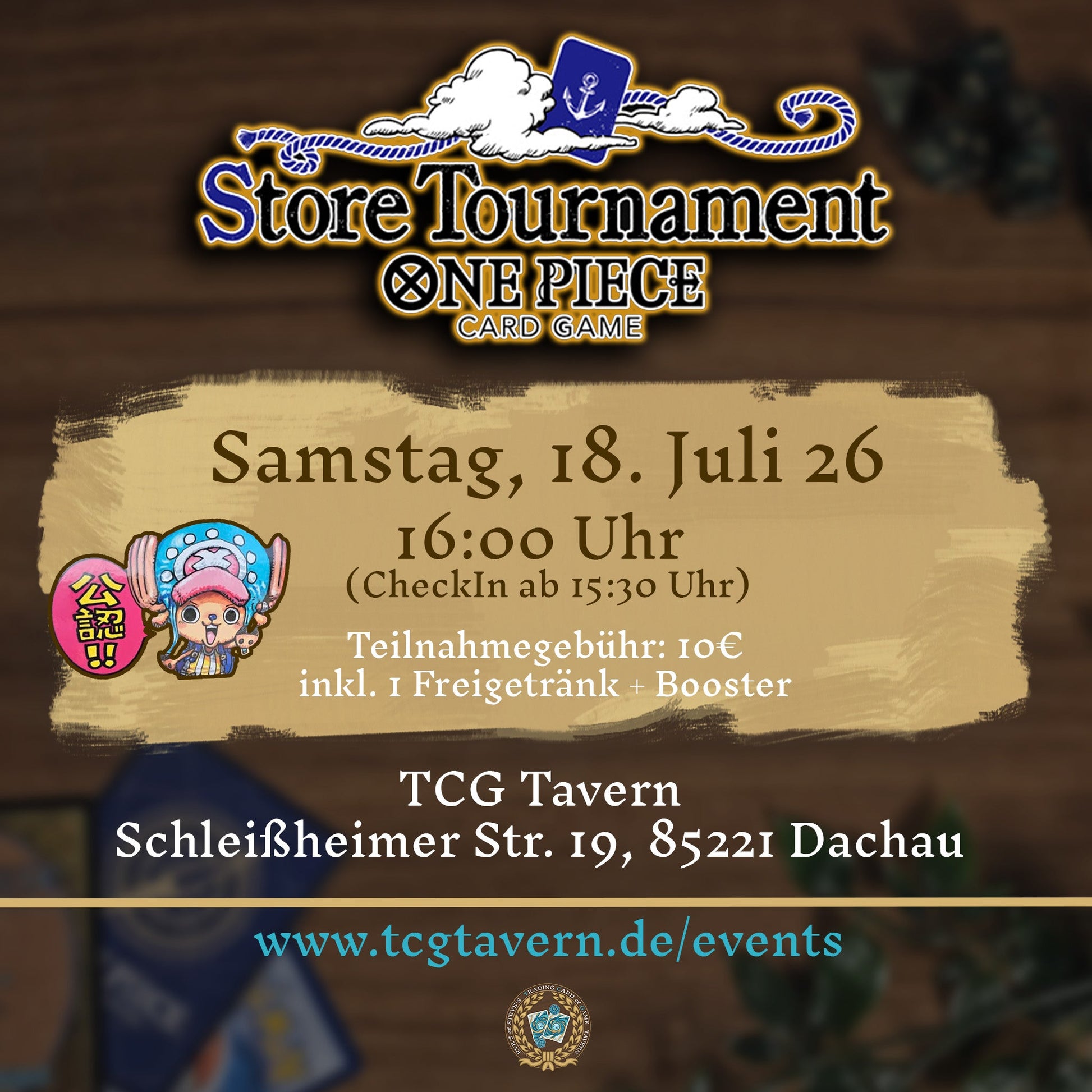 TCG Tavern Dachau One Piece July Store Tournament - 2026-07-18