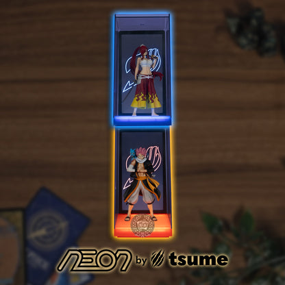 NEON by Tsume Art Fairy Tail Natsu & Erza Stacked