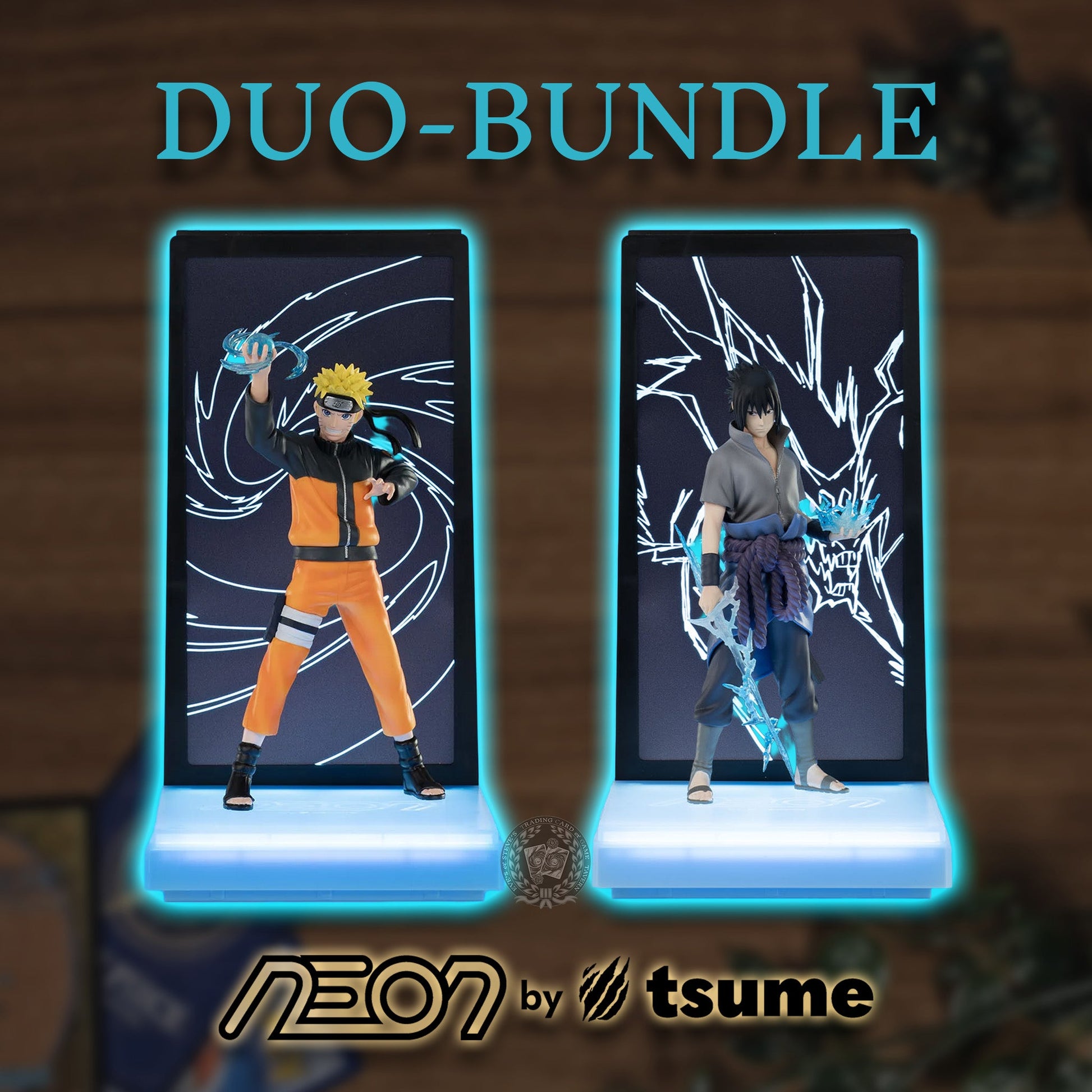 NEON by Tsume Art Naruto & Sasuke Figur Bundle mit LED Beleuchtung