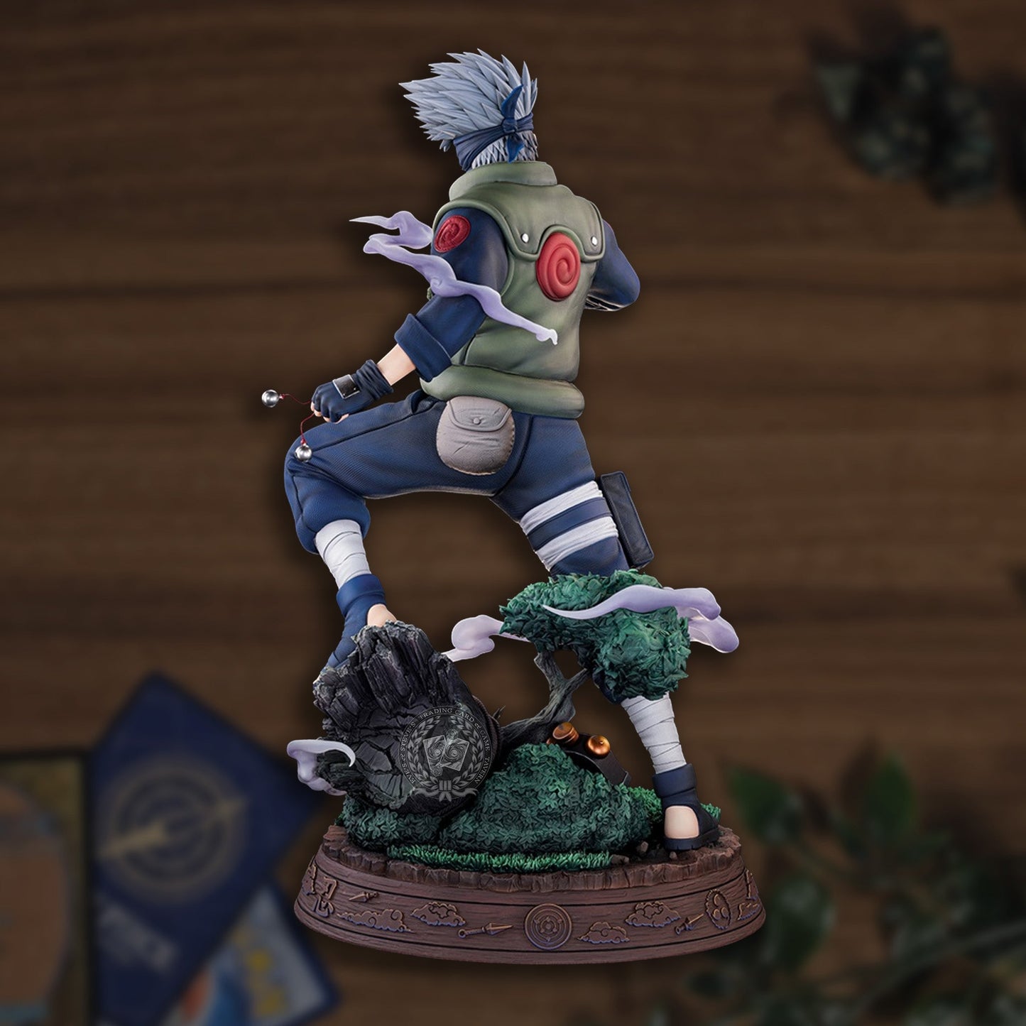 Kakashi Naruto Premium Resin Statue Tsume Art BIJUtsu Rückansicht