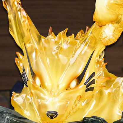 Naruto Fourth Great Ninja War Premium Resin Statue Kurama Details