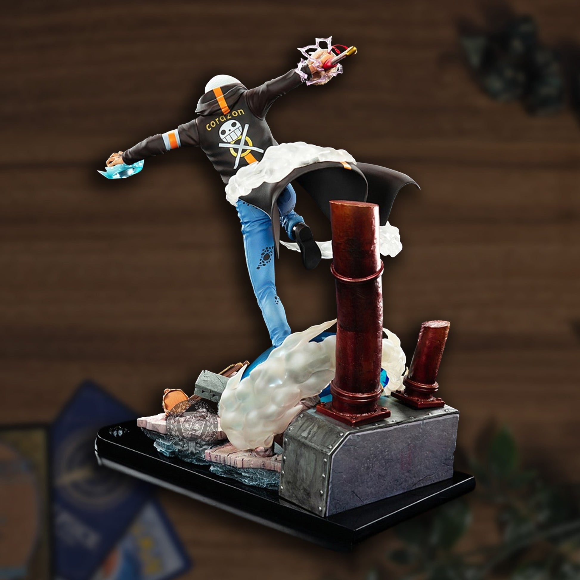 Trafalgar Law One Piece Premium Resin Statue Tsume Art Ikigai Rückansicht