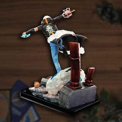 Trafalgar Law One Piece Premium Resin Statue Tsume Art Ikigai Rückansicht