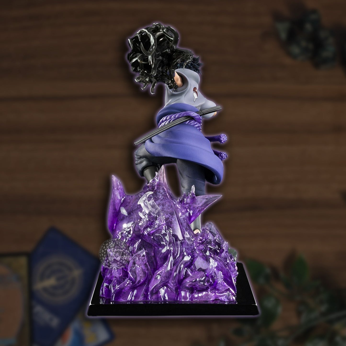 Sasuke Fourth Great Ninja War Premium Resin Statue Rückansicht