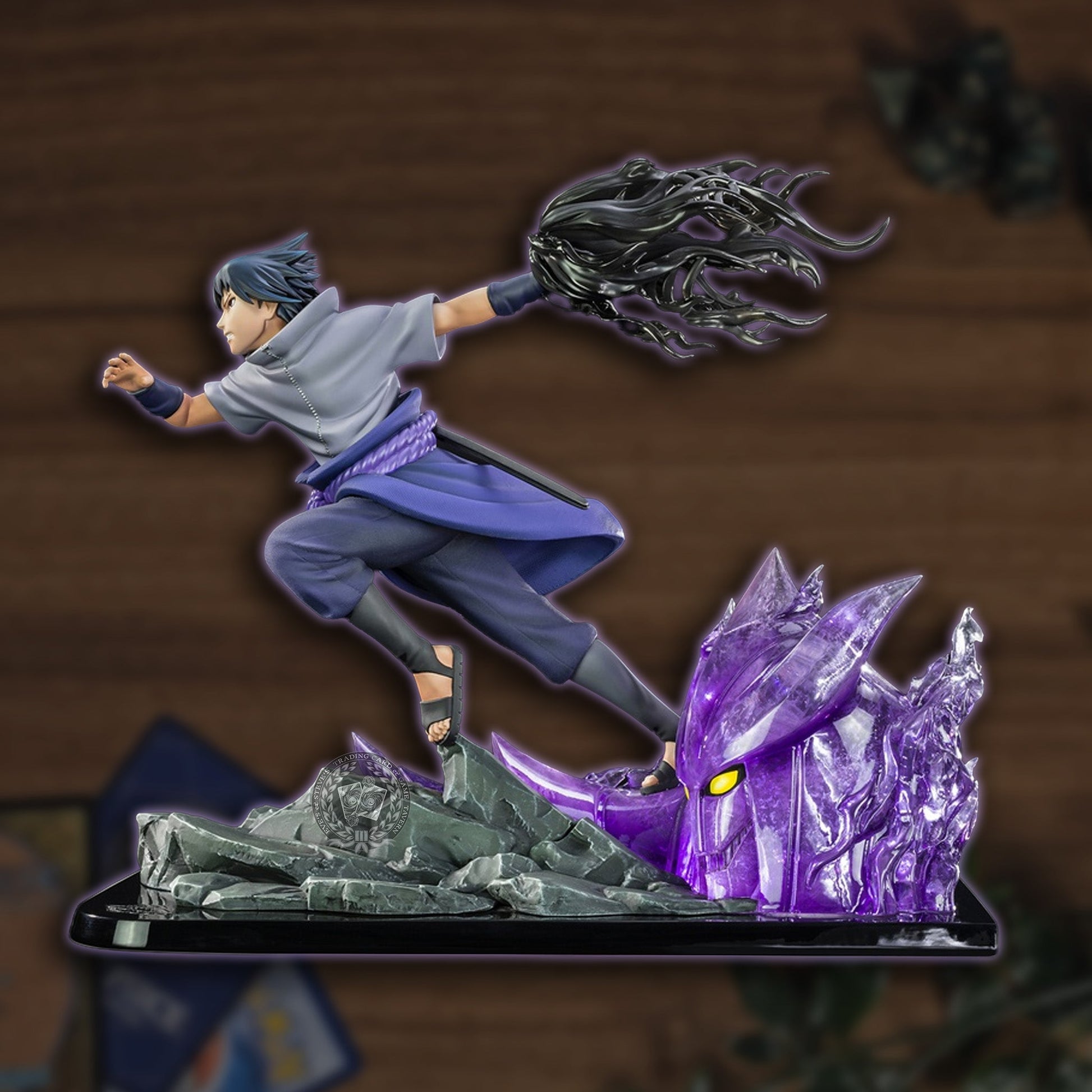 Sasuke Fourth Great Ninja War Premium Resin Statue Seitenansicht