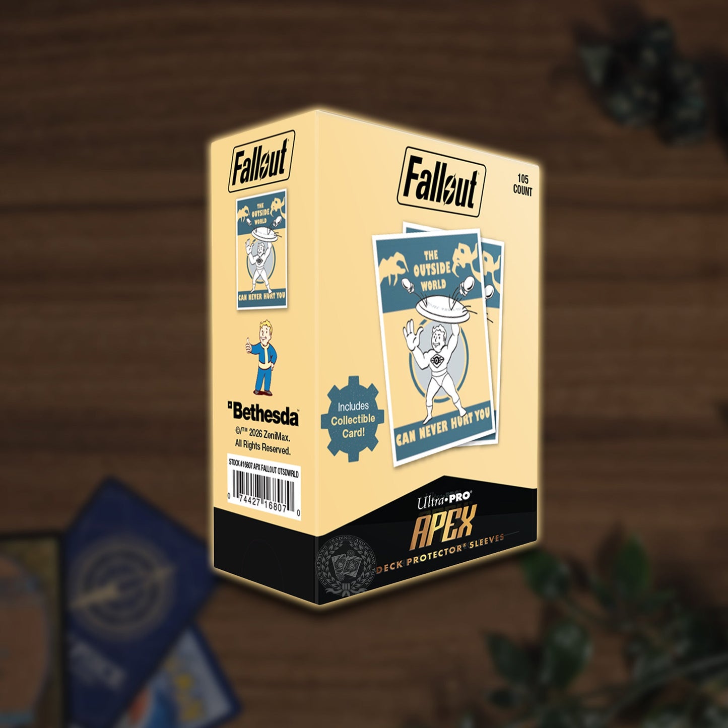 Ultra PRO Fallout - Vault Boy - The Outside World APEX DECK PROTECTOR® Sleeves 100 Stück
