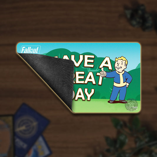 Ultra PRO Fallout - Vault Boy - Have a great Day - Rückseite