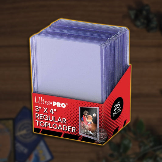 Ultra PRO 3" x 4" Regular Toploader (25 Stück)