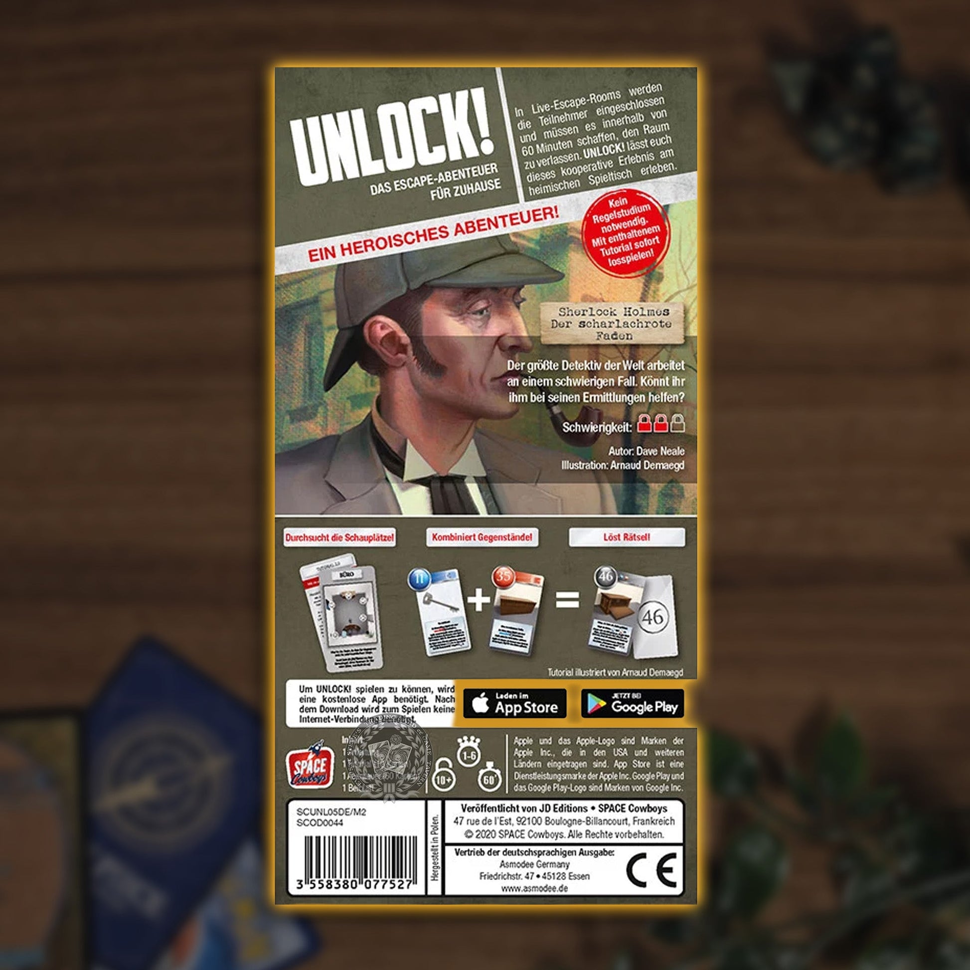 Unlock! Sherlock Holmes: Der Scharlachrote Faden Spielinhalt